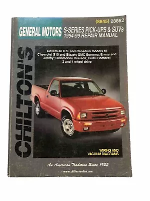 Chevy S-10 Pick-up Truck 1994-1999 Shop Service Repair Manual Wiring Diagrams AC • $39.99