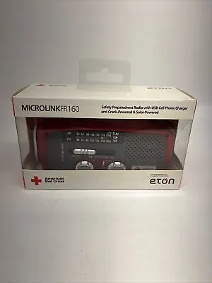 Eton American Red Cross Microlink FR160 Self-Powered AM/FM Weather Radio NOB • $28.95