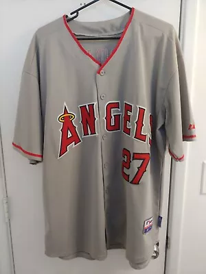 Mike Trout Angels Majestic Authentic Collection Performance Apparel Jersey Sz.52 • $70