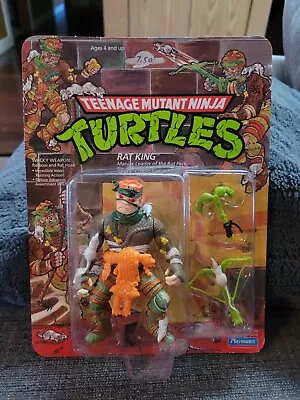 1989 Vintage Teenage Mutant Ninja Turtles RAT KING Sealed TMNT Playmates Carded • $44