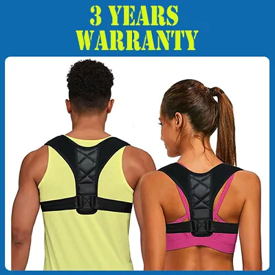 $13.83 • Buy Posture Corrector Back Brace Belt For Work Long Hours & Reduce Chronic Back Pain