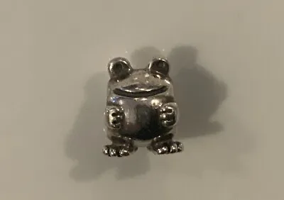 Authentic Pandora Retired Sterling Silver 925 ALE FROG Bracelet Charm • £20.24