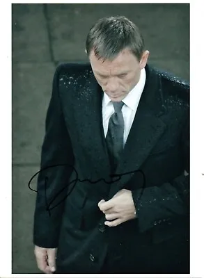 Genuine Hand Signed Daniel Craig  Photo 10 X 8 James Bond Autograph COA • £185