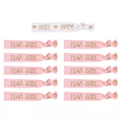 Hens Night Party Accessories Team Bride To Be Elastic Bracelets Gifts Favours • $10.95