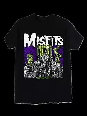 $21.99 • Buy Misfits Earth AD New Black T-Shirt