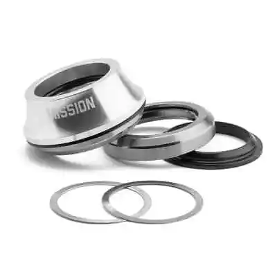 Mission Bmx - Integrated Bmx Headset - 1-1/8  - Silver • $18.99