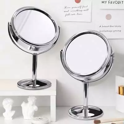 Makeup Mirror Magnifying Bathroom Cosmetic Vanity Shaving Double Sided Mirror UK • £5.69