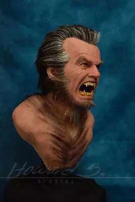 *1:1 Wolf Jack Nicholson Werewolf Silicone Bust Abrums Baker Rare Prop* • $4200