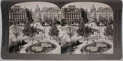 Keystone Stereoview Liberty Square Budapest Hungary From 1920’s 400 Set #187 A • $0.99