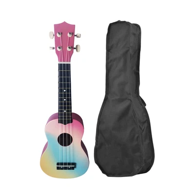 $50.39 • Buy 21-inch  Soprano Ukulele With Gig Bag 4 Strings Basswood Plywood A2K5