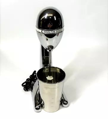  Hamilton Beach Proctor Silex Classic Drinkmaster Chrome Plastic Shake Machine • $39.99