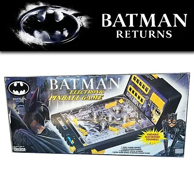 Batman Returns Electronic Pinball Game 1992 Playtime W Original Box MIB • $89.99