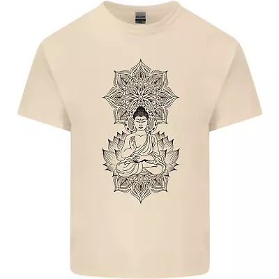 £10.23 • Buy Buddha Mandala Art Mens Cotton T-Shirt Tee Top