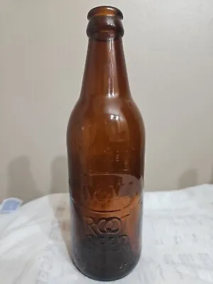 A&W Root Beer Brown Glass EMPTY 12 Oz Bottle (GC) • $4.99