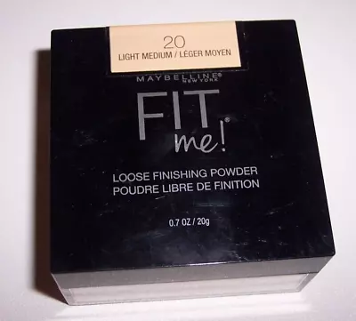 Maybelline Fit Me Loose Finishing Powder 20 Light Medium SHELFPULL C5 • $11.99