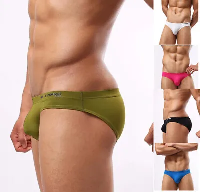 2023 Mens Sexy Underwear Briefs Brave Person Nylon Swimwear Bikini S-XL • $5.69