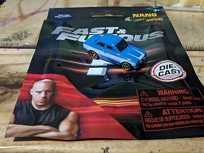 Jada Fast And Furious Nano Hollywood Rides Brains Ford Escort • £5