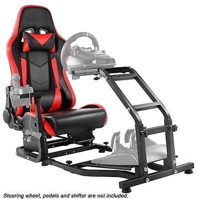 £268.99 • Buy Hottoby Racing Simulator Cockpit Wheel Stand With Red Chair Fit Logitech G27 G29
