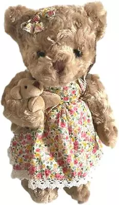 £19.99 • Buy Personalised Jointed Teddy Bear Baby Birthday Flower Girl Christening Bridesmaid