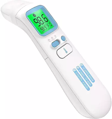 Touchless Thermometer For AdultsForehead And Ear LCD Display Thermometer For Fe • $31.24