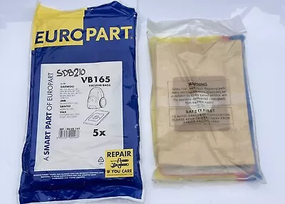 5 X DAEWOO Vacuum Cleaner Bags VCB005 Type - Fortis RC406 RC407 RC450 RC505  • £3.99
