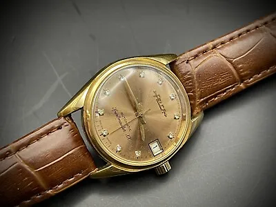 Vintage Watch Felca Sportmaster XX Rare Diamond Dial 2834-2 Automatic 34mm • $252.65