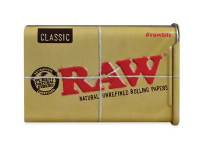 $8.86 • Buy RAW Rolling Slide Top Tin Metal Cigarette Stash Box Storage Tobacco Can