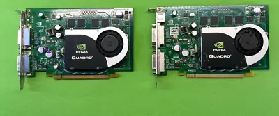 *LOT OF 2* NVIDIA Quadro FX1700 512MB PCIE Dual DVI Video Graphics Card • $23.99