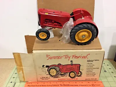 Vintage 1/16 Scale Massey-Harris 101 Summer Toy Festival 1990 Tractor • $62.95