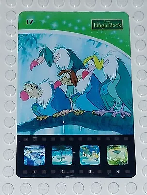 Woolworths Disney Movie Stars Trading Projector Card #17 Jungle Book Vultures • $1.95