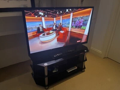 £99 • Buy Samsung PS51D495 56 Inch 3D TV & Black Glass TV & Media Stand