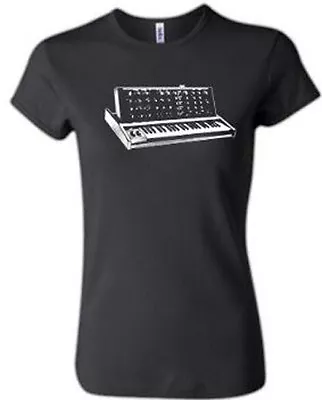 Women's Moog Company  Early Synthesizer History Graphic T Shirt XS-2XL Black  • $16.99