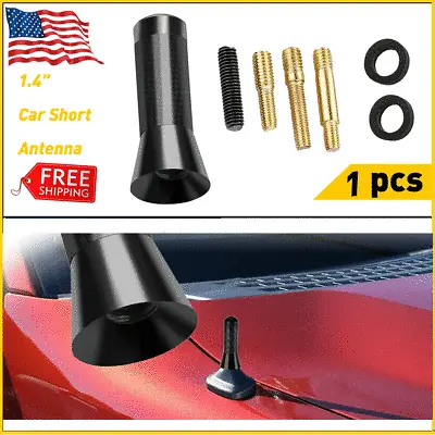 Carbon Fiber Car Radio Stereo Antenna Stealth FM AM Short For Truck Motorcycle • $7.99