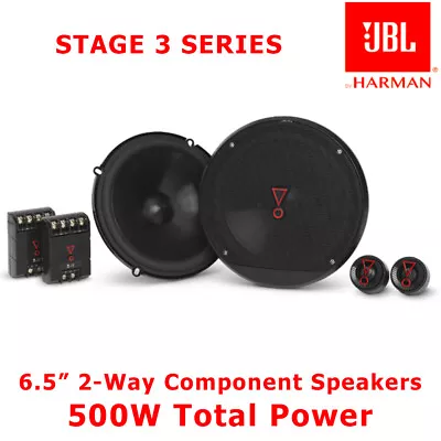 JBL STAGE3 607C - 6.5  2-Way Car Component Speakers 500W Total Power BNIB • £114.95