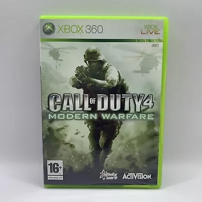 Call Of Duty 4 Modern Warfare Xbox 360 2007 FPS Shooter Activision MA15+ VGC • $11.95