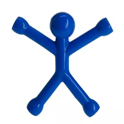 Q-Man Mini Flexible Magnets-Blue • $8.06