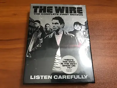 NEW 2004 THE WIRE COMPLETE FIRST SEASON 1 DVD FACTORY SEALED HBO VIDEO DVDS V • $14.99