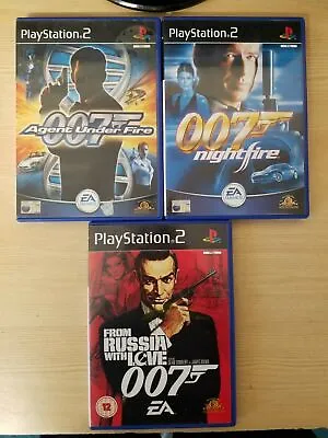 £13.99 • Buy James Bond 007 Bundle Sony Playstation 2 PS2 PAL Nightfire Agent Under Fire