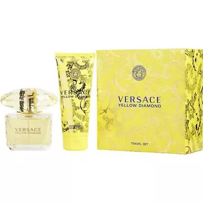 VERSACE YELLOW DIAMOND By Gianni Versace (WOMEN) - EDT SPRAY 3 OZ & BODY LOTION • $131.77