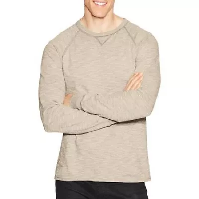 Hanes Men's Relaxed V-Notch Long-Sleeve Tee Shirt  5641  100% COTTON  NEW • $9.99