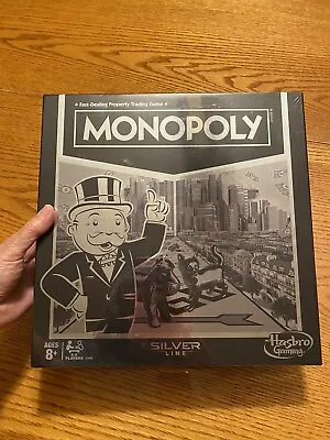SALE - BRANd NEW - Monopoly Silver Line Exclusive Edition Game - Hasbro READ • $24.98