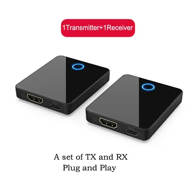 Digital HD Wireless HDMI Extender Audio Video Transmitter & Receiver 1x2 Display • $65.07