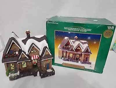 Santa's Workbench Collection Hunters Hideaway Lighted Christmas Village With Box • $20