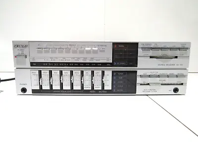 Vintage Sharp Stereo Receiver SA-118 Graphic Equalizer  Tested And Working • $180