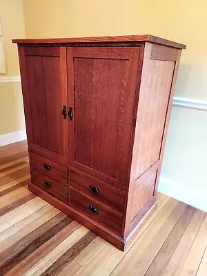 Entertainment/Media Storage Cabinet Solid Wood • $400