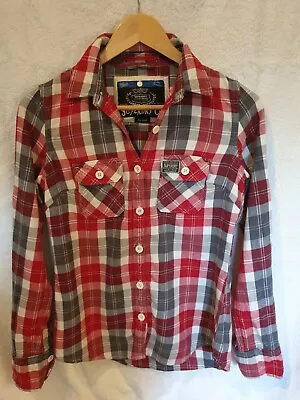 £5 • Buy SuperDry Boys Check Shirt, Small Size