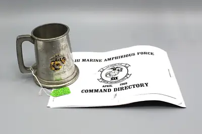 USMC 1969 Presentation Mug To Capt. Lyles 3rd M.A.F. Vietnam . FLU3388 • $120