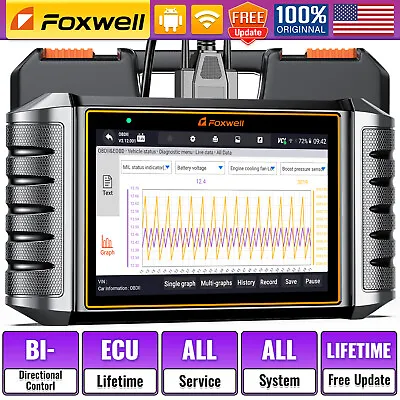 FOXWELL NT710 For Benz Bidirectional ECU Coding Car OBD2 Scanner Diagnostic Tool • $249