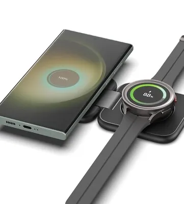 KUXIU Foldable Magnetic Wireless Charging Stand For Samsung Galaxy Watch S23 S24 • $45.99