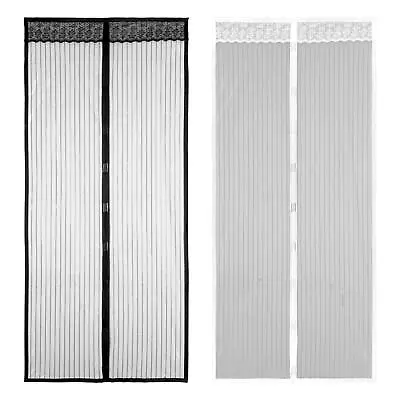 Magic Fly Insect Door Mesh Curtain Magnetic Screen Fastening Net Screen Bug Fly • £8.99